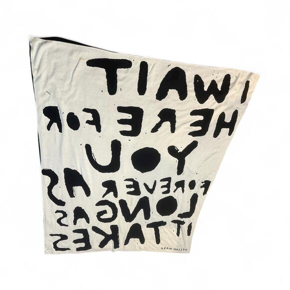 Ikea Art Event 2021 Stefan Marx Throw Blanket Used 51" x 63" - Picture 2 of 2